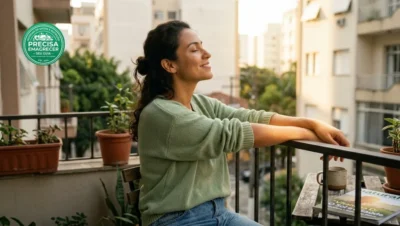 Criança sorrindo durante amamentação, recebendo vitamina D do leite materno